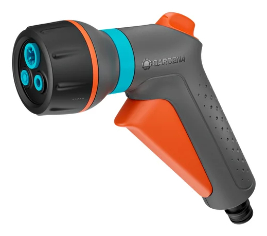 Gardena 18375-20 Garten-Wasserspritzpistole Garten Wassersprühdüse Grau, Orange