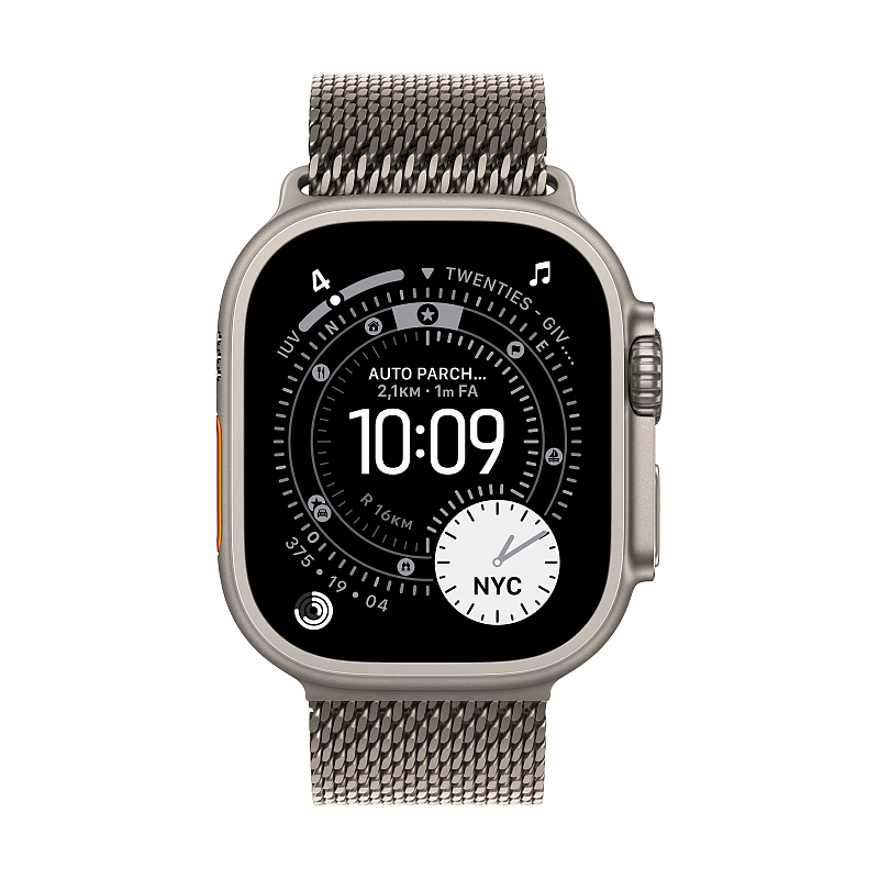 Apple MGHQ4ZM/A Intelligentes tragbares Accessoire Band Natürlich/Natur Titan