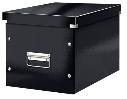 Leitz Click & Store WOW Aufbewahrungsbox Rechteckig Karton Schwarz