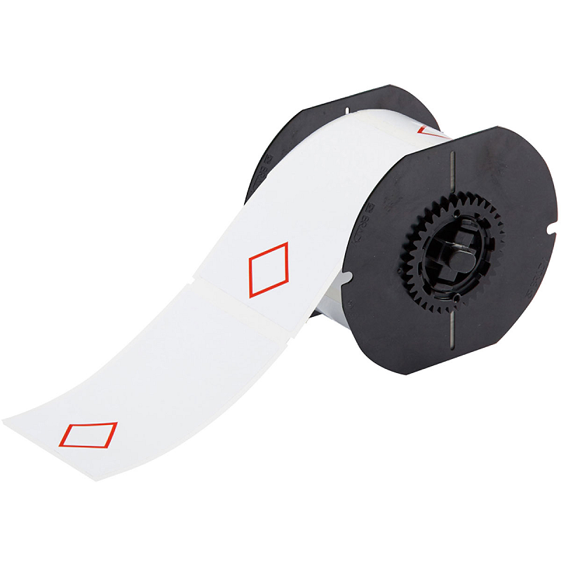Brady B30-261-7569-CLP1 Druckeretikett Rot, Weiß Nicht klebendes Druckeretikett
