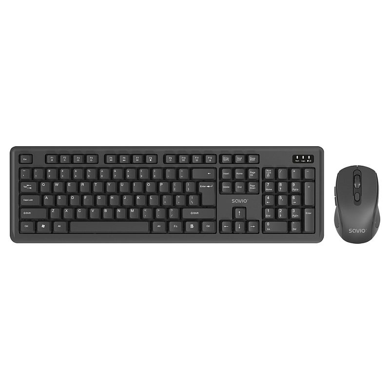 Savio KB-04 Tastatur Heimbüro USB QWERTY UK International Schwarz
