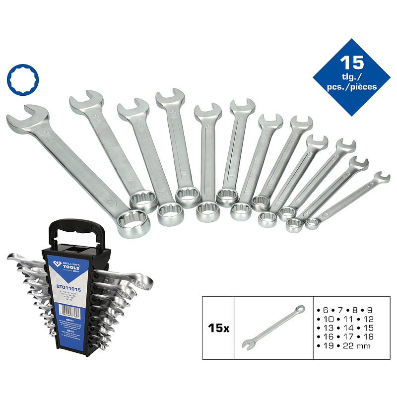 Brilliant Tools BT011015 Gabelringschlüssel