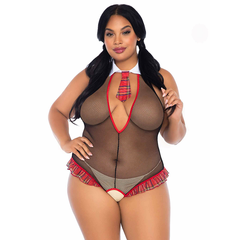 Leg Avenue 87059X_00108 Wäsche-Set/Bodysuit Schwarz