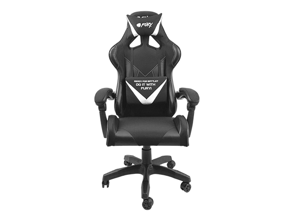 FURY Avenger L Universal-Gamingstuhl Gepolsterter Sitz Schwarz