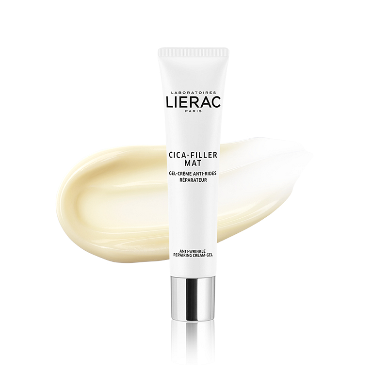 Lierac Cica-Filler Mat Anti-Wrinkle Filling Cream-Gel Tages- & Nachtcreme Gesicht 40 ml