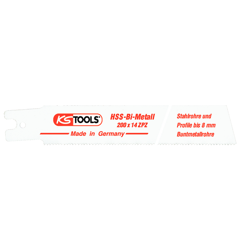 KS Tools 129.4454 Sägeblatt für Stichsägen, Laubsägen & elektrische Sägen Säbelsägeblatt Hochgeschwindigkeitsstahl (HSS) 5 Stück(e)