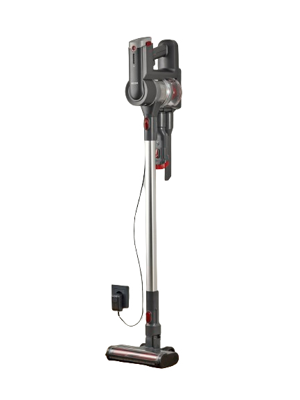 Severin HV 7968 Stabstaubsauger/Elektrischer Besen Akku Trocken Staubbeutel 0,4 l 300 W Anthrazit, Rot, Silber 2000 Ah