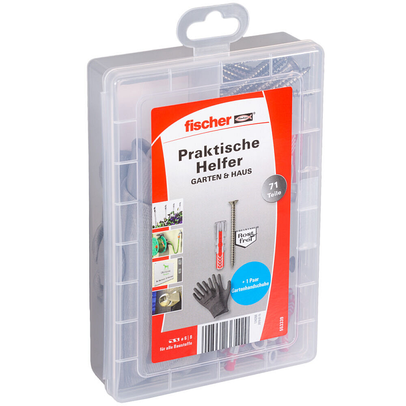 Fischer 553339 Schraubanker/Dübel 40 Stück(e) Schrauben- & Dübelsatz