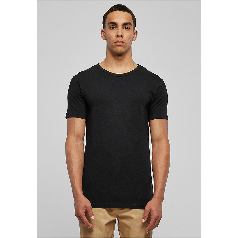 Urban Classics TB814 T-Shirt Halskettenkragen Kurzärmel Baumwolle, Elastan, Trikot