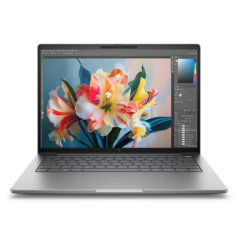 HP ZBook 8 G1i Intel Core Ultra 7 255H Mobiler Arbeitsplatz 35,6 cm (14") WUXGA 16 GB DDR5-SDRAM 512 GB SSD NVIDIA RTX 500 Ada Wi-Fi 7 (802.11be) Windows 11 Pro AI Workstation, AI PC Silber