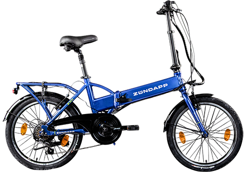Zündapp Z101 Blau Aluminium XXL 50,8 cm (20") 21,1 kg Lithium-Ion (Li-Ion)