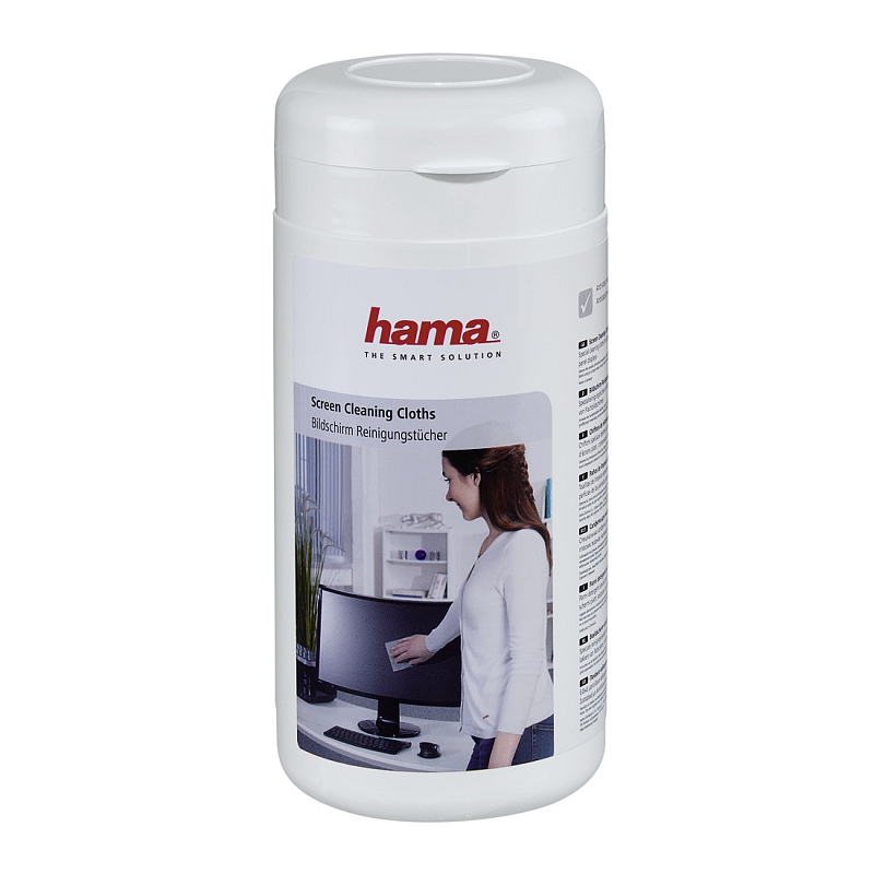 Hama 00113806 Reinigungstücher Fleece Weiß 100 Stück(e)