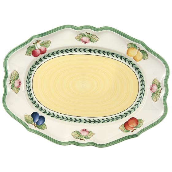 Villeroy & Boch French Garden Fleurence Porzellan Mehrfarbig Oval Servierplatte