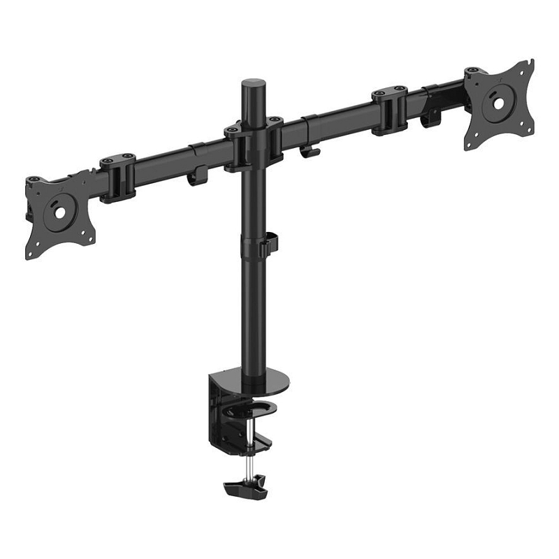 PureMounts PM-OFFICE-02 Flachbildschirm-Tischhalterung 68,6 cm (27") Tisch/Bank Schwarz