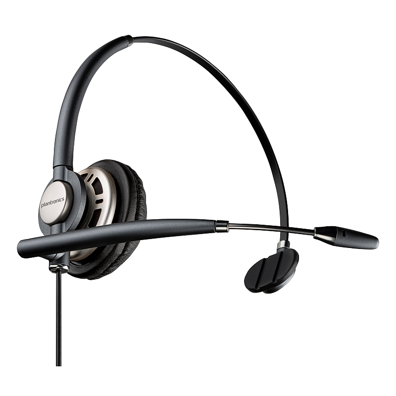 HP Poly EncorePro HW710 Ein-Ohr-Headset + Tragecase + Quick Disconnect
