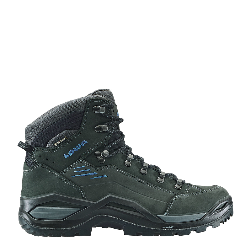 LOWA RENEGADE EVO GTX MID Männlich Erwachsener Anthrazit, Blau