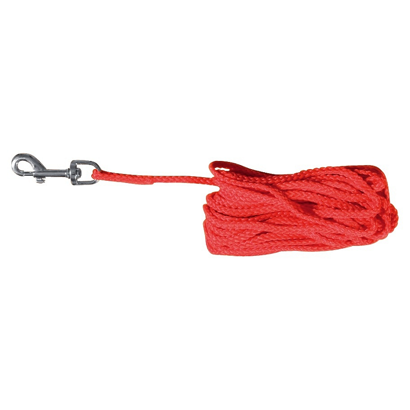 TRIXIE 19763 Hunde-/Katzenleine 10 m Rot Nylon Hund Trainingsleine