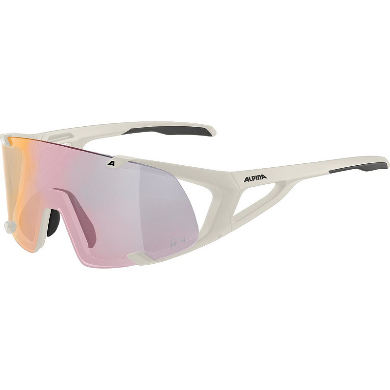 Alpina Sports HAWKEYE S QV Multisportbrille Unisex Halbrandlos Grau