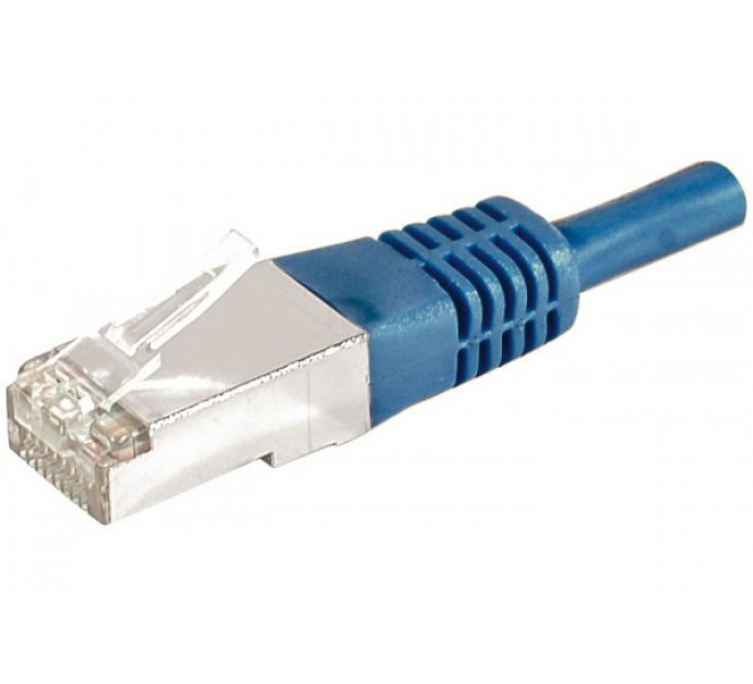 EXC 859517 Netzwerkkabel Blau 0,5 m Cat6a F/UTP (FTP)