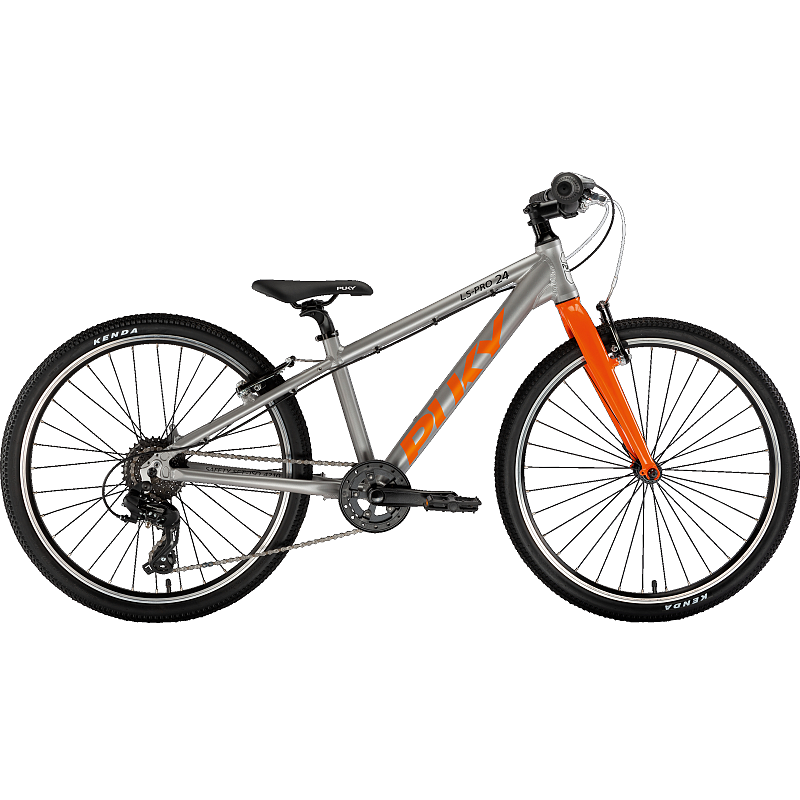 Puky LS-PRO 24-8 Alu Stadtrad Aluminium Orange, Silber