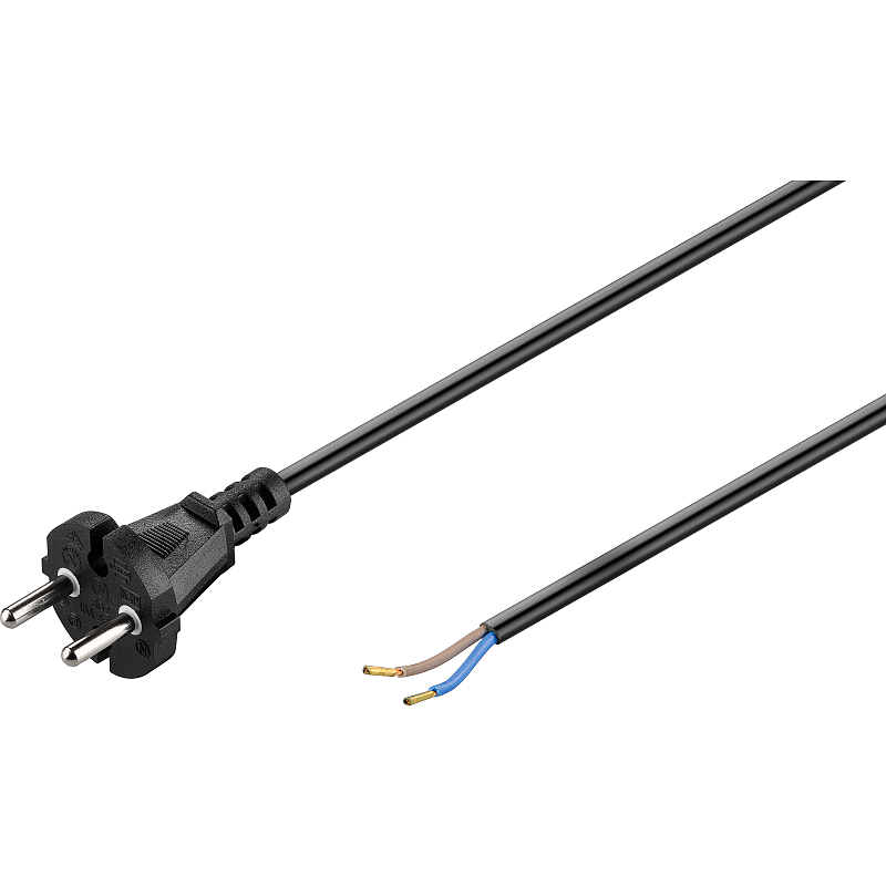 Goobay 58914 Stromkabel Schwarz 10 m