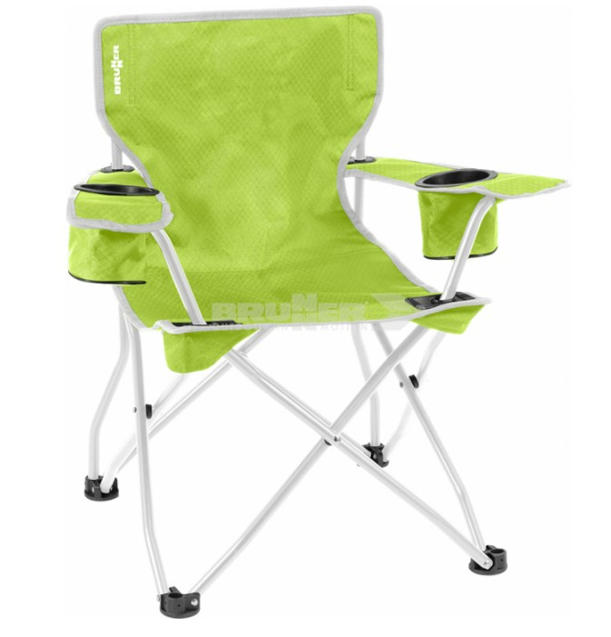 Brunner Action Kids Equiframe Campingstuhl 4 Bein(e) Grün, Silber