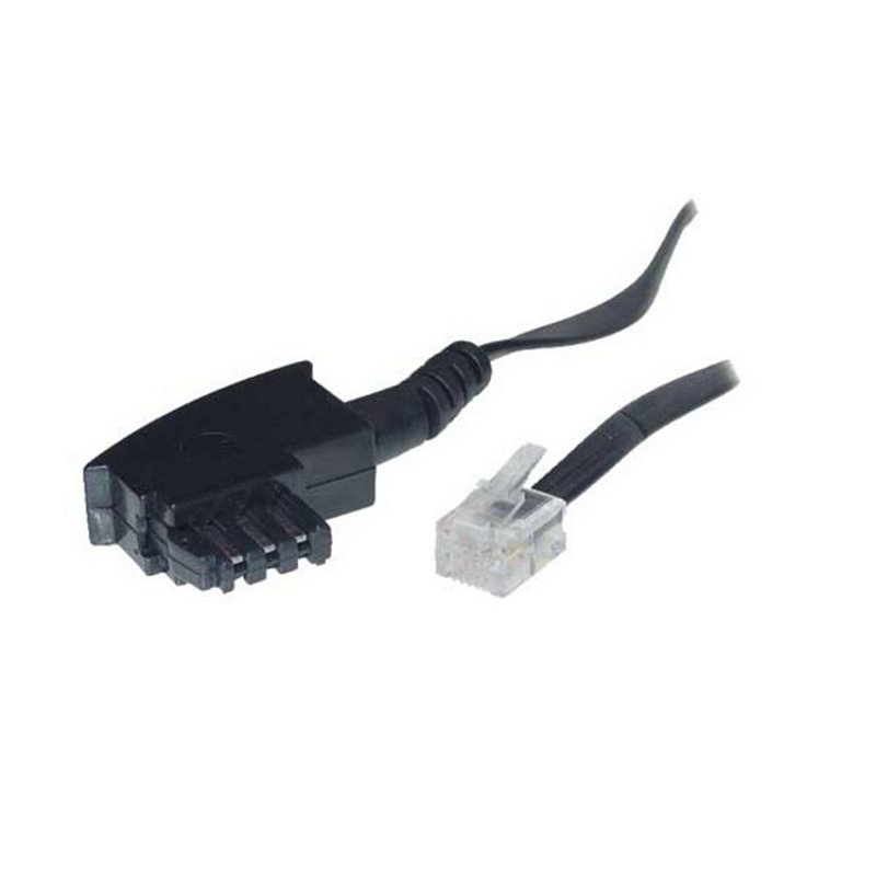 S/CONN maximum connectivity 70093- Telefonkabel 3 m Schwarz