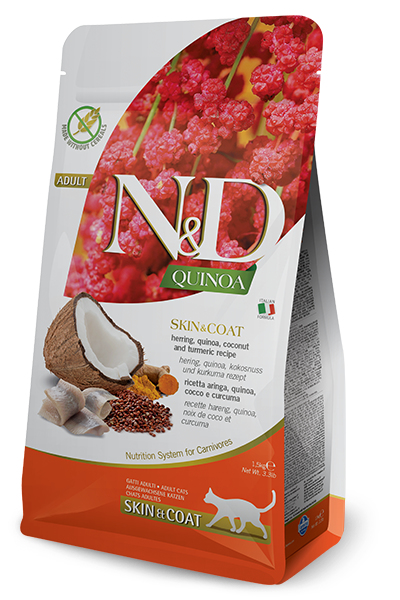 Farmina Pet Food N&D Quinoa Katzen-Trockenfutter 1,5 kg Hering