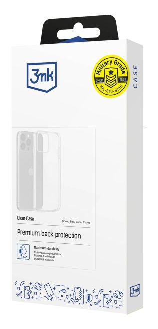 3MK Clear Case Handy-Schutzhülle 17 cm (6.7") Cover Transparent