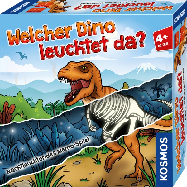 Kosmos Welcher Dino leuchtet da? Nachtleuchtendes Memo-Spiel