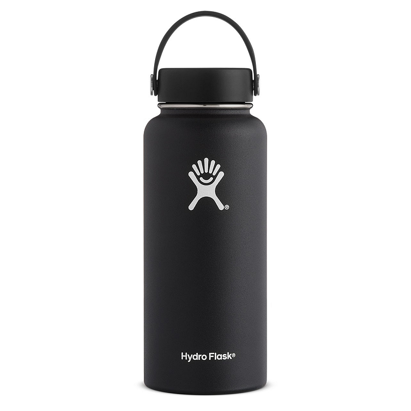 Hydro Flask 32oz Wide Mouth Tägliche Nutzung 946 ml Edelstahl Schwarz