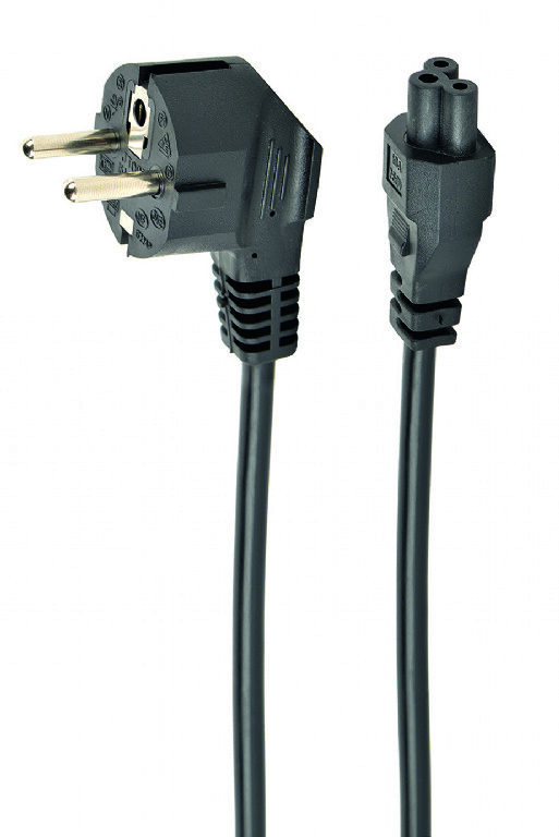 Gembird PC-186-ML12-0.5M Stromkabel Schwarz 0,5 m CEE 7/7 C5-Koppler