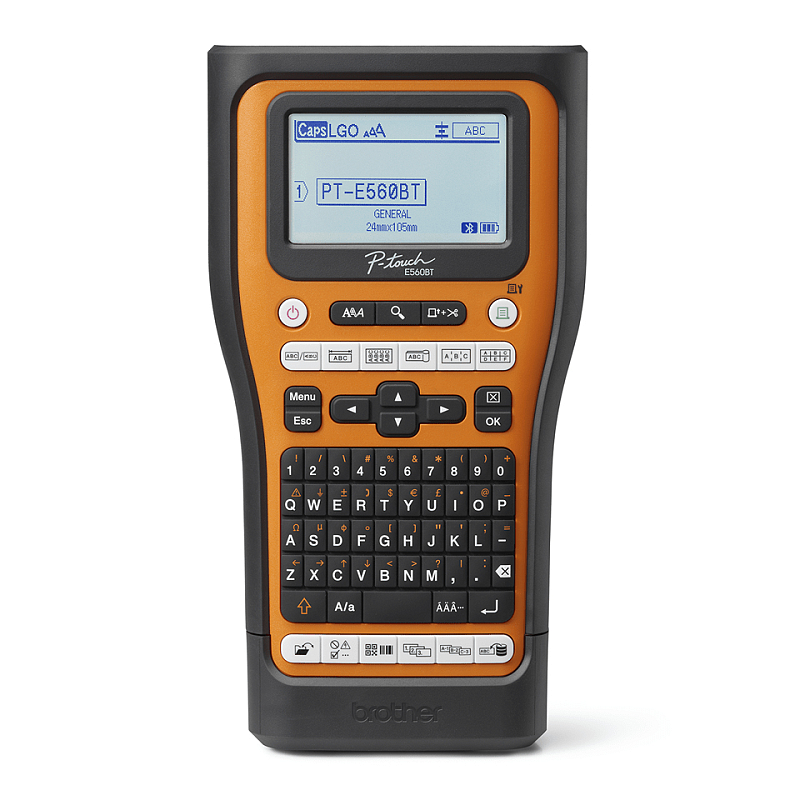 Brother PT-E560BTSP Etikettendrucker Wärmeübertragung 180 x 180 DPI 30 mm/sek Verkabelt & Kabellos HSE/TZe Bluetooth QWERTZ