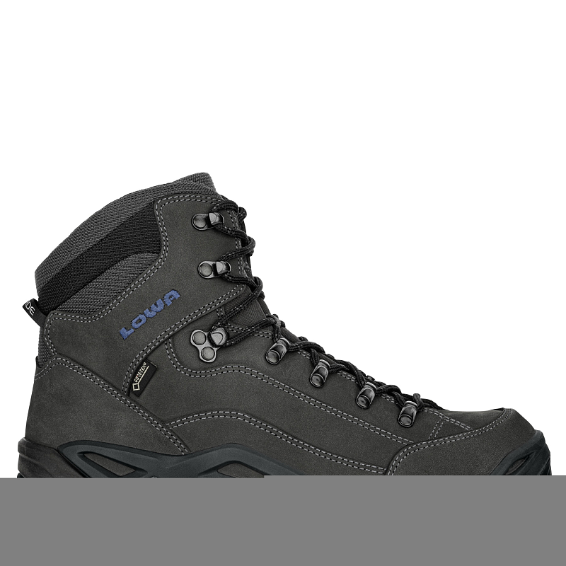 LOWA RENEGADE GTX MID Männlich Erwachsener Anthrazit, Blau
