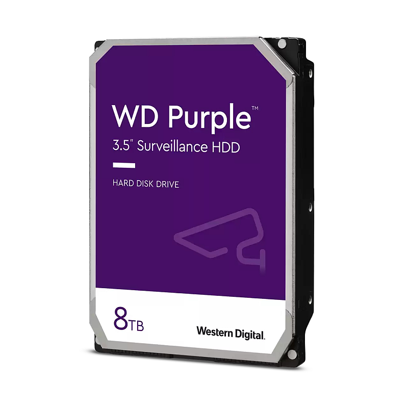 Western Digital Blue Purple Interne Festplatte 8 TB 5400 RPM 256 MB 3.5" Serial ATA III