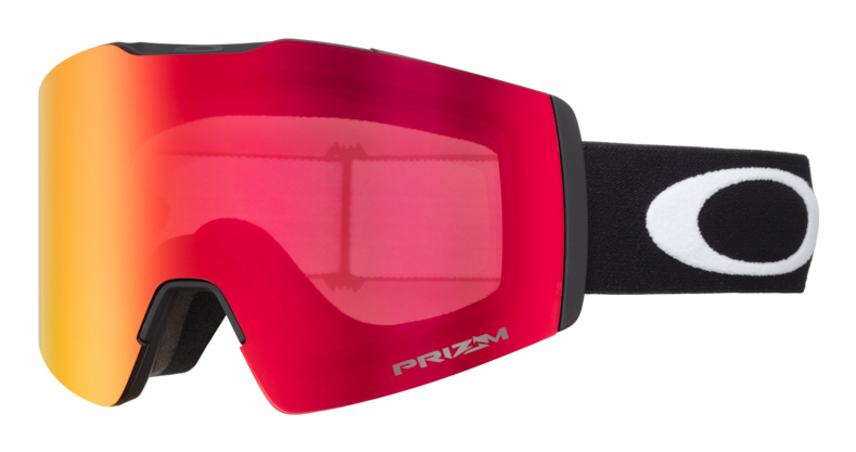 Oakley Fall Line Wintersportbrille Schwarz Unisex Orange, Rose Zylindrische (flache) Linse