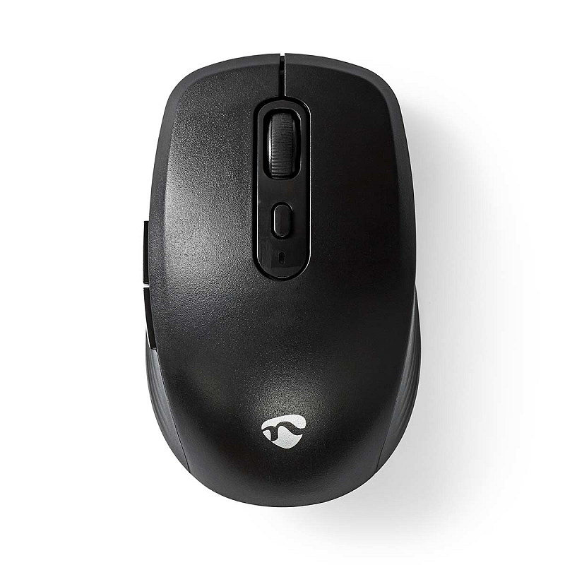 Nedis MSWS110BK Maus Büro rechts USB Typ-A Optisch 1600 DPI