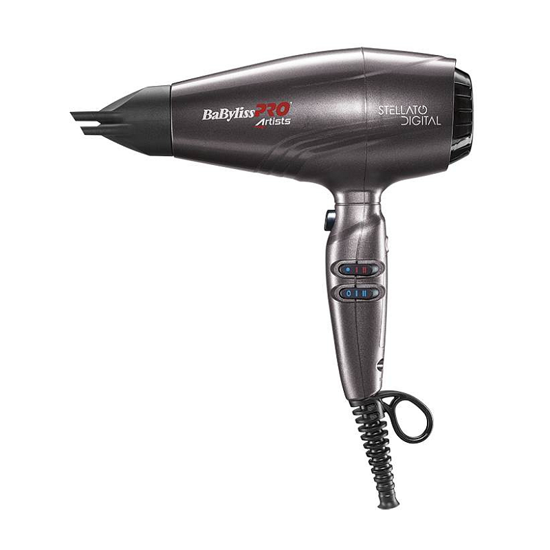 BaByliss Stellato Digital Haartrockner 2400 W Grau
