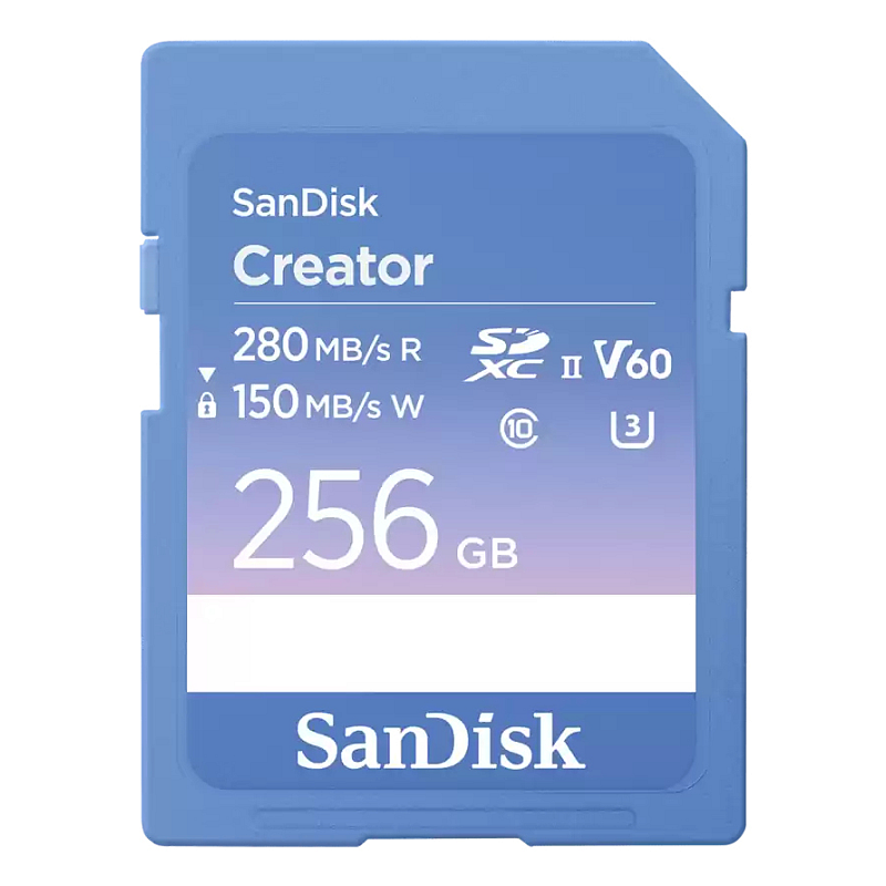 SanDisk Creator 256 GB SDXC UHS-II Klasse 10