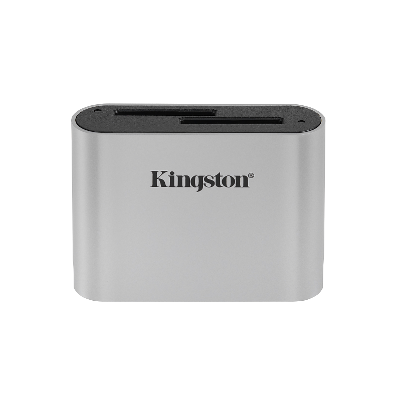 Kingston Technology USB 3.2 Gen1 Workflow SDHC/SDXC UHS-II Speicherkartenlesegerät mit 2 Steckplätzen