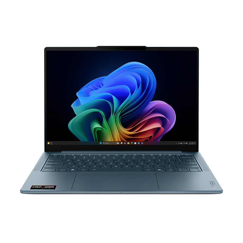 Lenovo Yoga Slim 7 14AKP10 Copilot+ PC AMD Ryzen AI 7 350 Laptop 35,6 cm (14") 2.8K 32 GB LPDDR5-SDRAM 1 TB SSD Wi-Fi 7 (802.11be) Windows 11 Home Deutsch Türkis
