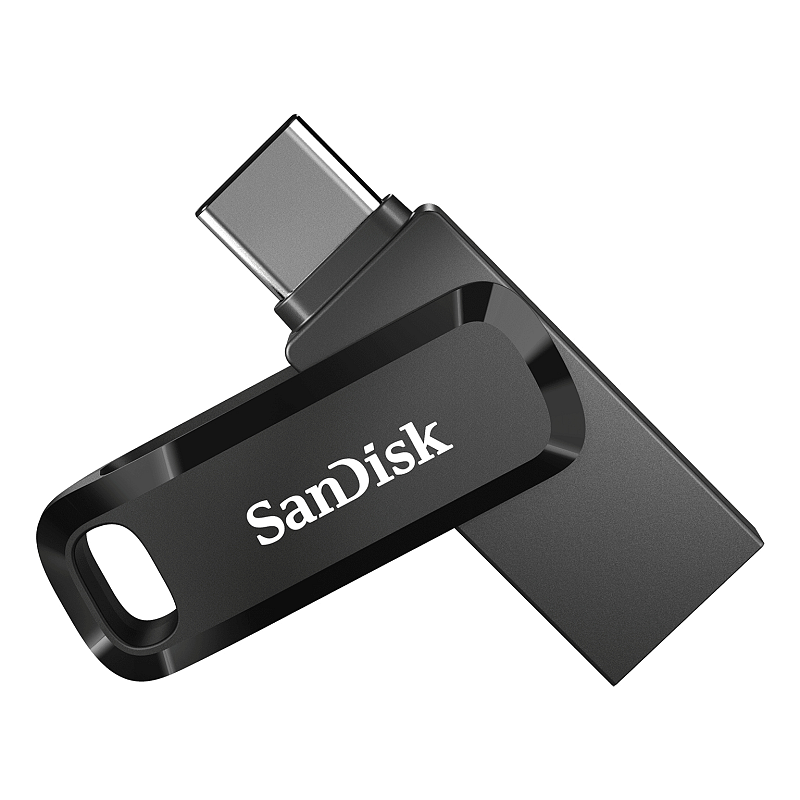 SanDisk Ultra Dual Drive Go USB-Stick 512 GB USB Type-A / USB Type-C 3.2 Gen 1 (3.1 Gen 1) Schwarz
