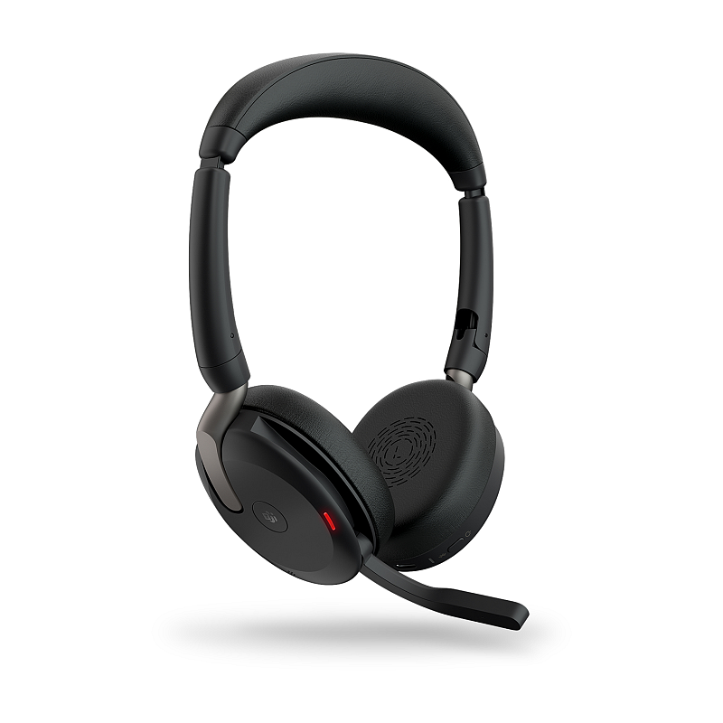 Jabra Evolve2 65 Flex Kopfhörer Verkabelt & Kabellos Kopfband Büro/Callcenter Bluetooth Schwarz