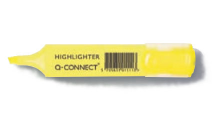 Q-CONNECT KF01116 Filzstift Fein / Mittel Grün, Orange, Pink, Gelb 4 Stück(e)
