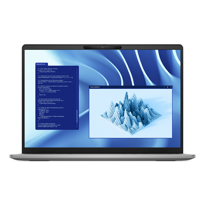 DELL Latitude 7455 Copilot+ PC Snapdragon X1E-80-100 Laptop 35,6 cm (14") Touchscreen Quad HD+ 32 GB LPDDR5x-SDRAM 1 TB SSD Wi-Fi 7 (802.11be) Windows 11 Pro Deutsch Grau