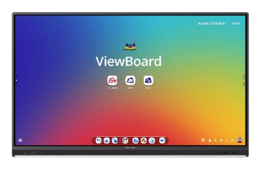 Viewsonic IFP8653 Interaktives Whiteboard 2,17 m (85.5") 3840 x 2160 Pixel Touchscreen Schwarz