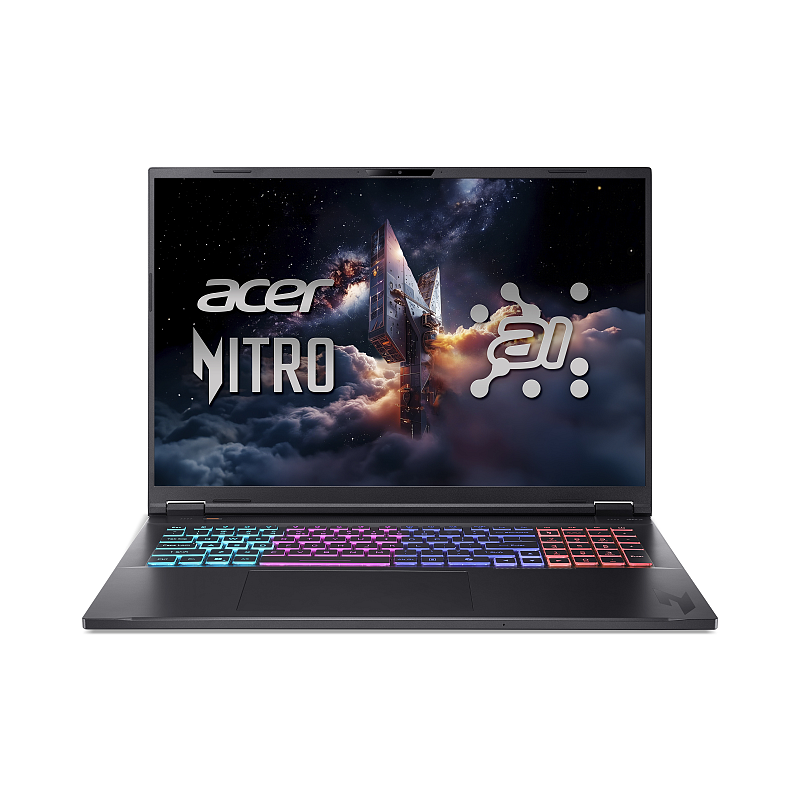 Acer Nitro 18 AI AMD AN18-61-R952 AMD Ryzen AI 9 365 Laptop 45,7 cm (18") WQXGA 32 GB DDR5-SDRAM 2 TB SSD NVIDIA GeForce RTX 5070 Ti Wi-Fi 6E (802.11ax) Windows 11 Home Deutsch Schwarz