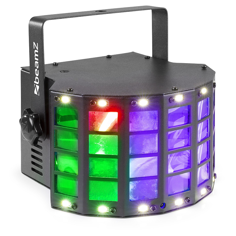 BeamZ DerbyStrobe Für die Nutzung im Innenbereich geeignet Disco-Laserprojektor & Stroboskop Schwarz