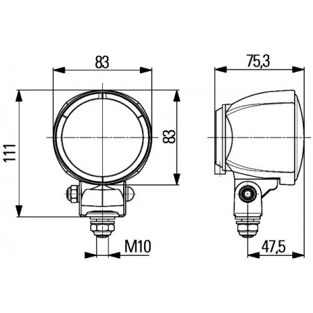 Hella 1G0 996 176-001 Scheinwerfer, Beleuchtung/-komponente für Fahrzeuge H3