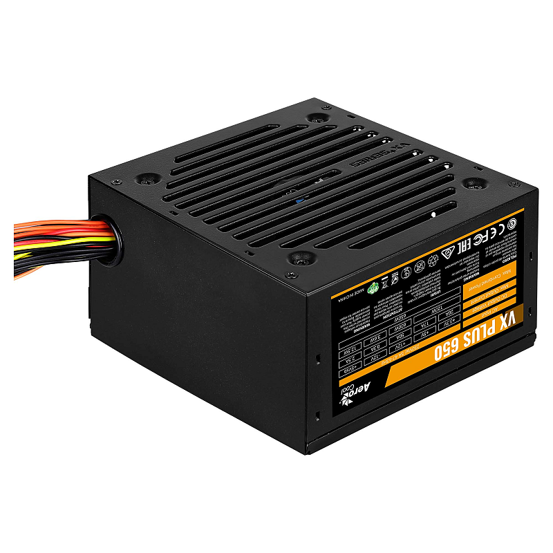Aerocool VX PLUS 650 Netzteil 650 W 20+4 pin ATX ATX Schwarz
